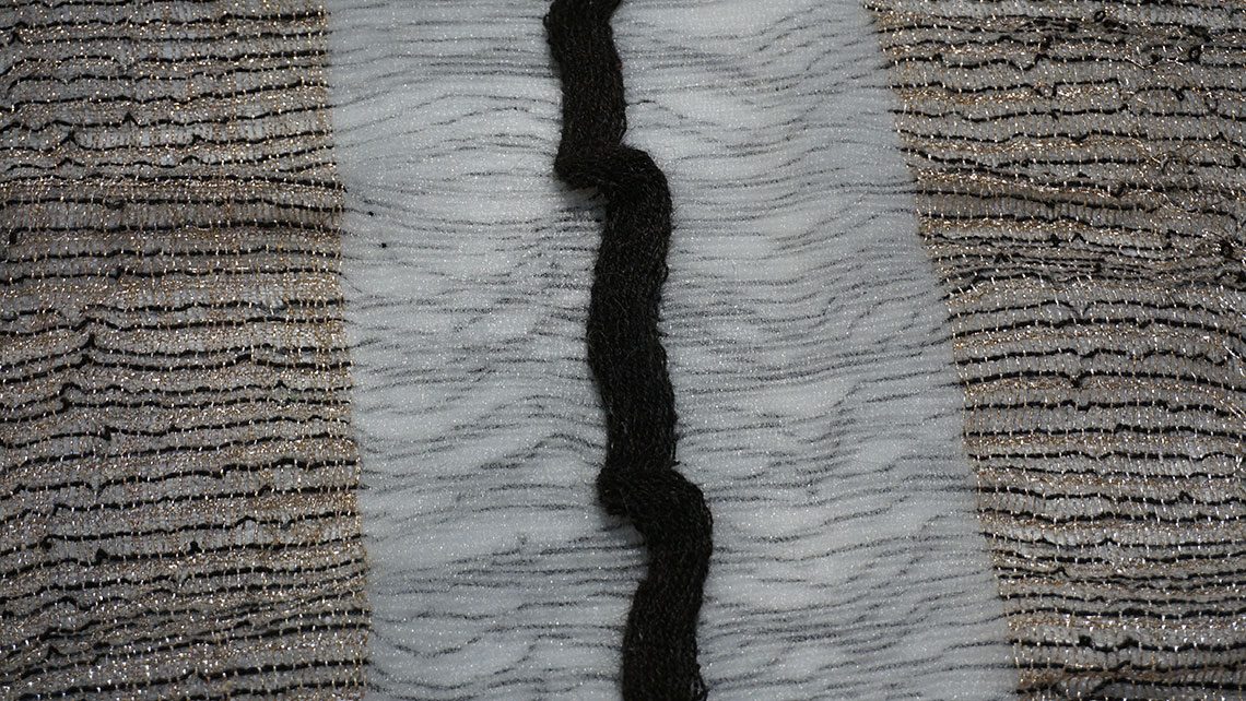 tapis tissage laine et lurex wabi sabi codimat