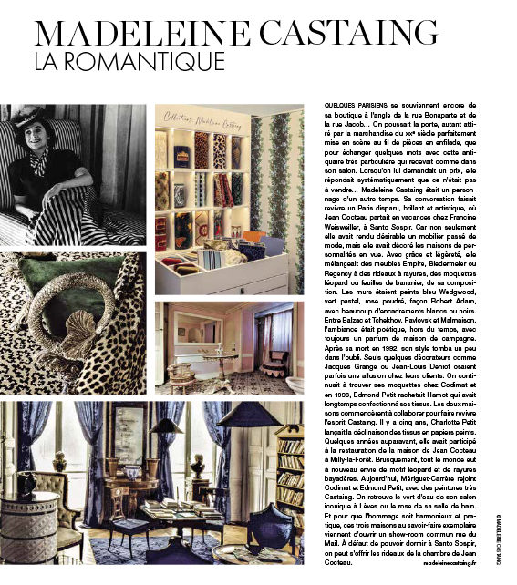 Madeleine Castaing et Codimat Collection
