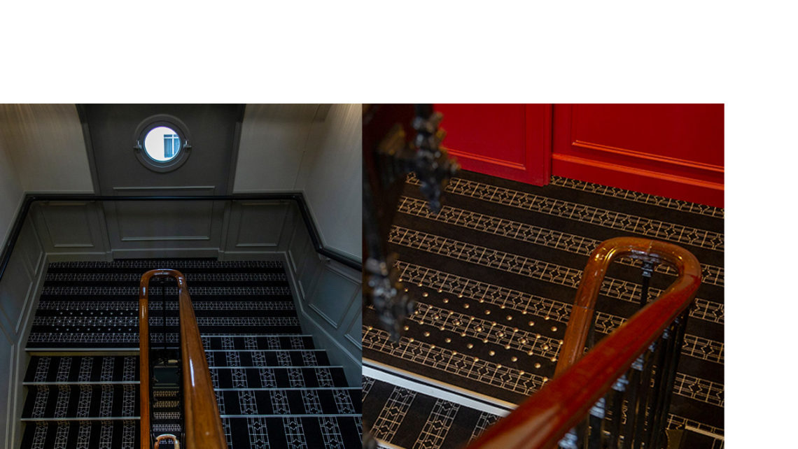 hotel Lenox Escalier moquette Codimat